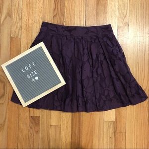 Loft Purple Lace skirt